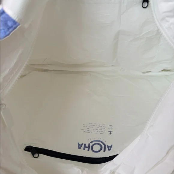 🌴 ALOHA Collection Palm Print Tote + 3-Pouch Set 🌴 - Picture 5 of 7